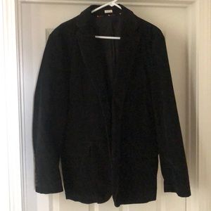 JCrew corduroy black blazer size L - Like new!